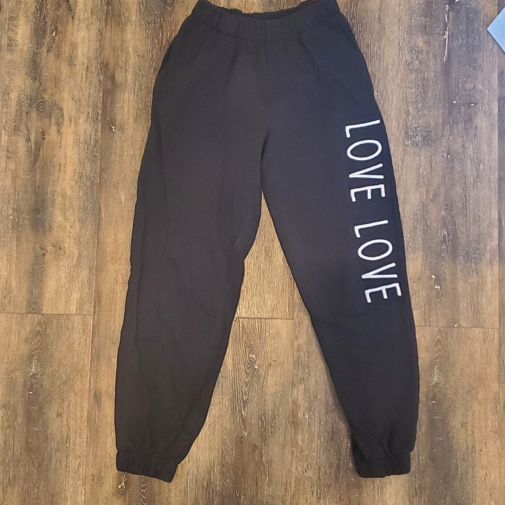 Black sweatpants, S